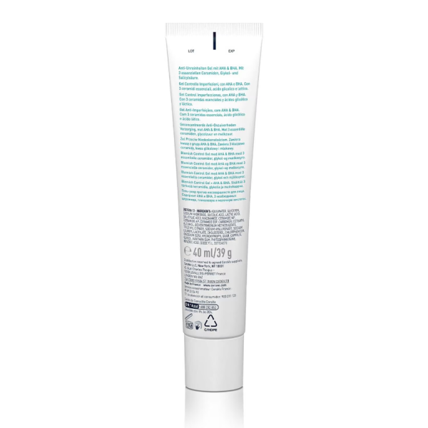 CeraVe Blemish Control Gel Moisturiser with 2% Salicylic Acid & Niacinamide for Blemish-Prone Skin 40ml - Image 2