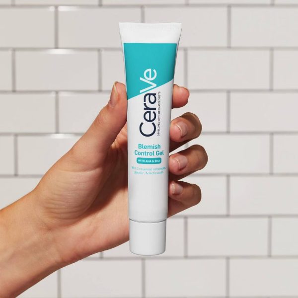 CeraVe Blemish Control Gel Moisturiser with 2% Salicylic Acid & Niacinamide for Blemish-Prone Skin 40ml - Image 4