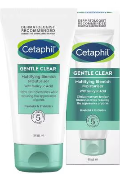 CETAPHIL Gentle Clear Mattifying Blemish Face Moisturiser 89ml