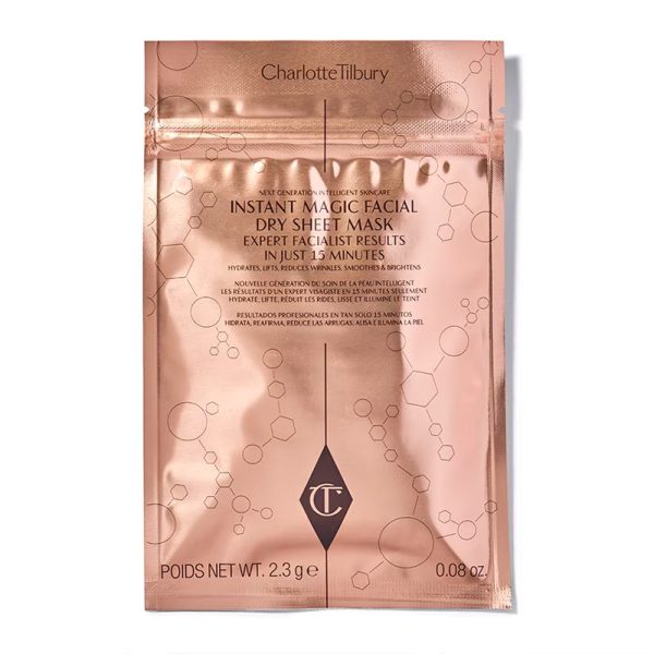 Charlotte Tilbury Instant Magic Facial Dry Sheet Mask - Single Sachet - Image 4