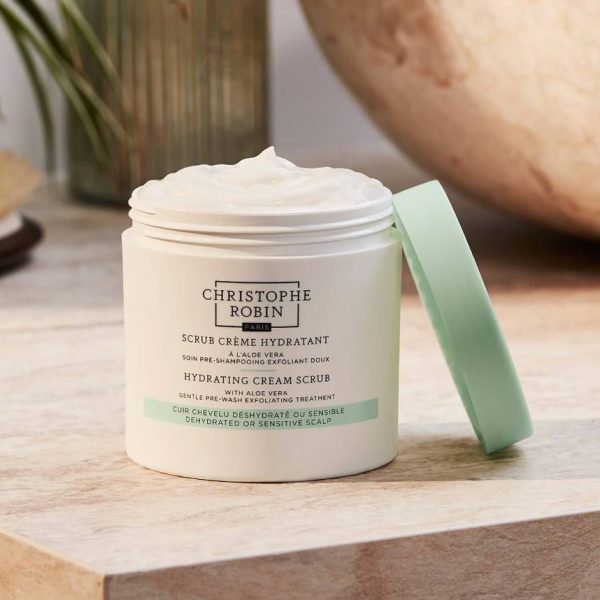 Christophe Robin Hydrating Cream Scrub With Aloe Vera 250ml - Image 3