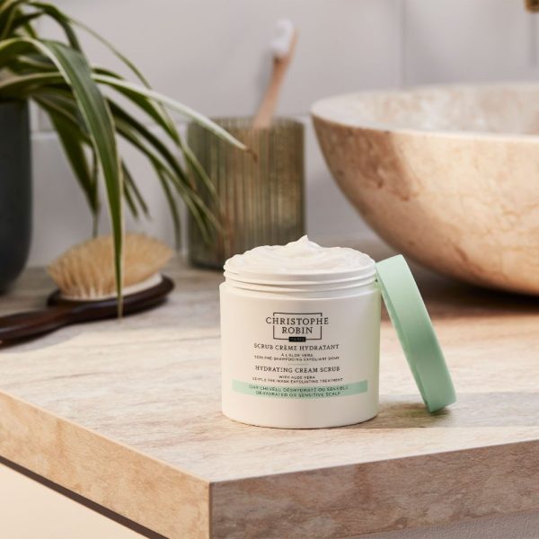 Christophe Robin Hydrating Cream Scrub With Aloe Vera 250ml - Image 4