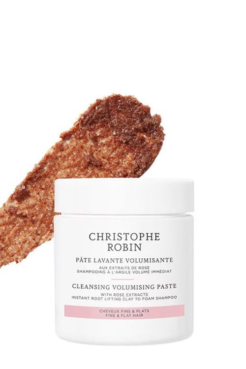 Christophe Robin Cleansing Volumizing Paste With Pure Rassoul Clay And Rose Extracts 75ml