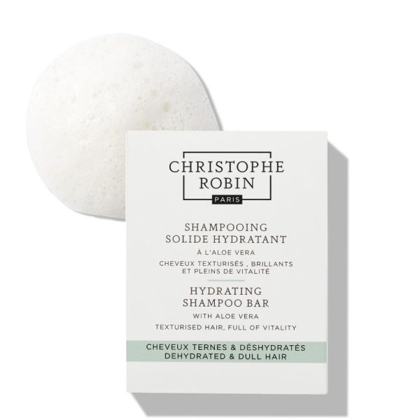 Christophe Robin Hydrating Shampoo Bar With Aloe Vera 110ml