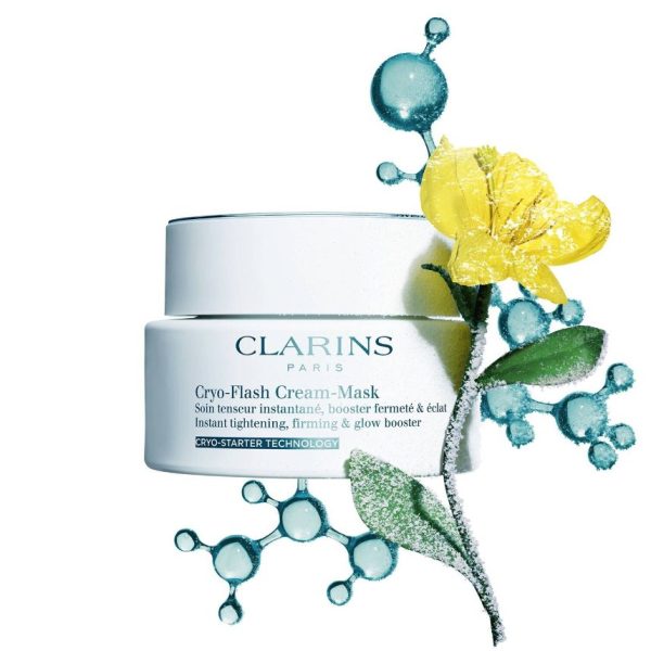 CLARINS Cryo-Flash Cream-Mask - Instant lifting, firming and radiance effect 75ml - Image 2