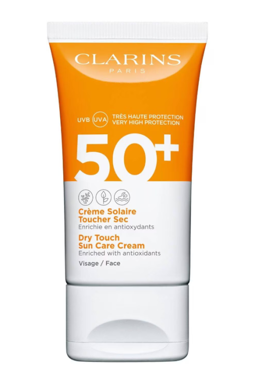 Clarins Dry Touch Sun Care Cream for Face SPF50+ 50ml