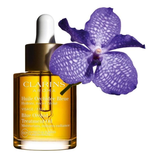 Clarins Face Oil Blue Orchid Treatment Oil 30ml - Image 3