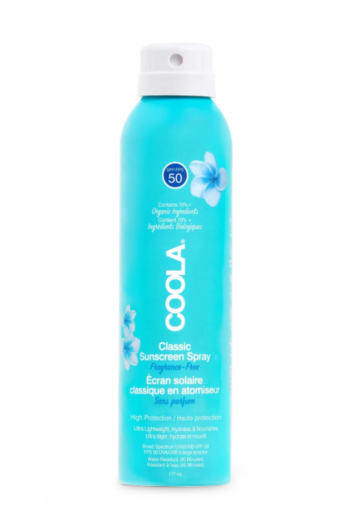 COOLA Classic SPF50 Body Spray Unscented 177ml