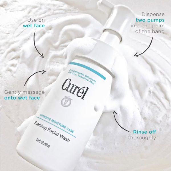 Curél Foaming Facial Wash for Dry Sensitive Skin 150ml - Image 3