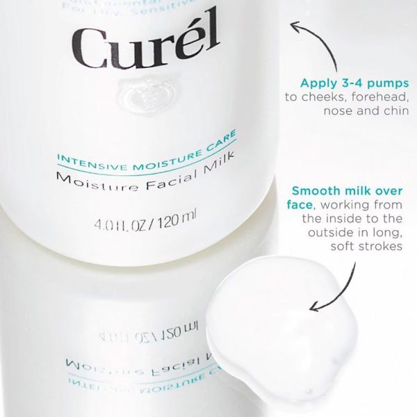 Curél Moisture Facial Milk for Dry Sensitive Skin 120ml - Image 3