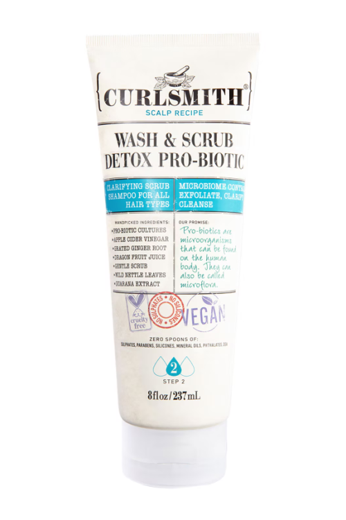 Curlsmith Scalp Wash & Scrub Detox Pro-Biotic 237ml