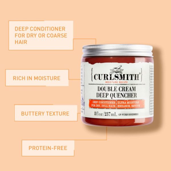 Curlsmith Moisture Double Cream Deep Quencher 237ml - Image 4