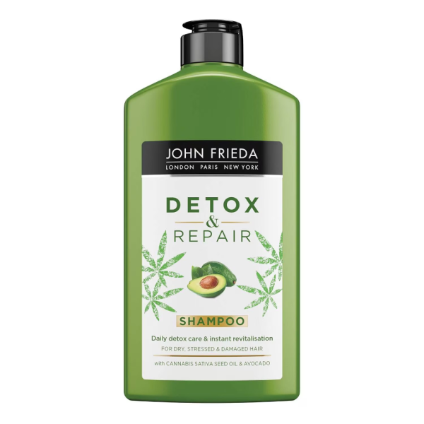 John Frieda Detox and Repair Shampoo For Dry Stressed & Damaged Hair 250ml