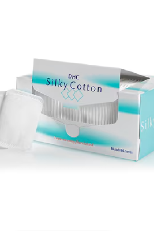 DHC Silky Cotton Cosmetic Pads x 80