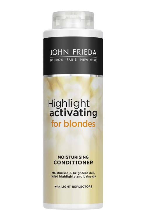 John Frieda Sheer Blonde Highlight Activating Moisturising Conditioner for Lighter Blondes 500ml