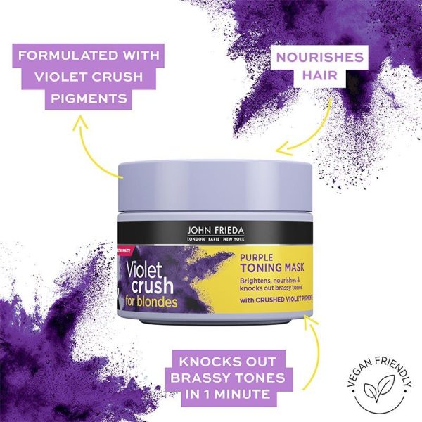 John Frieda Violet Crush Hair Masque 250ml - Image 2