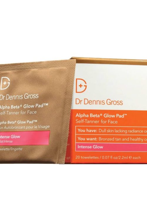 Dr Dennis Gross Alpha Beta® Glow Pad Self Tanner for Face Intense Glow 20 Applications