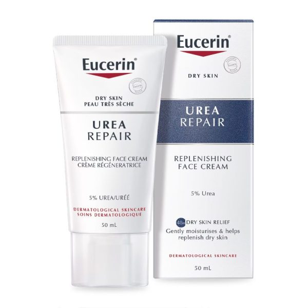 Eucerin UreaRepair Replenishing Face Cream 5% Urea 50ml