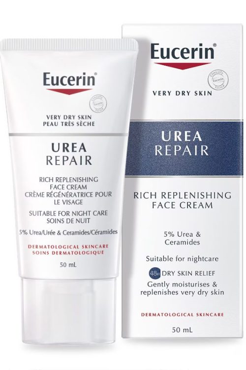 Eucerin UreaRepair Replenishing Face Night Cream 5% Urea 50ml