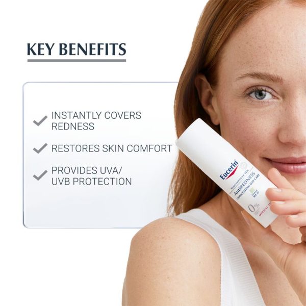 Eucerin AntiRedness Concealing Day Cream SPF25 (Tinted) 50ml - Image 2