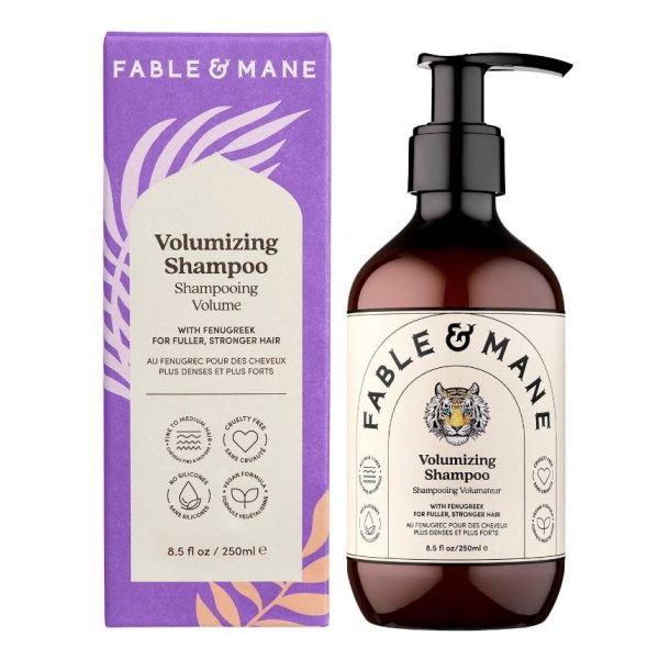 FABLE & MANE Volumizing Shampoo - For stronger and fuller hair 250ml - Image 2