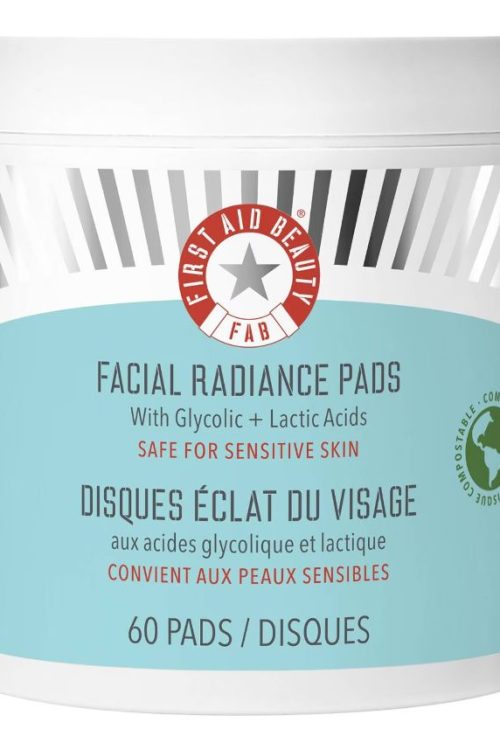 FIRST AID BEAUTY Facial Radiance Pads with Glycolic + Lactic Acids 60 Pads