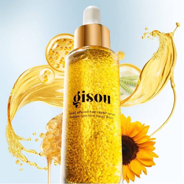 GISOU Honey Infused Hair Repair Serum Intense Hydration Honey Drops 30ml - Image 2