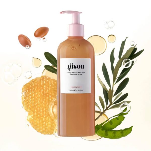 GISOU Honey Infused Shampoo 330ml - Image 3