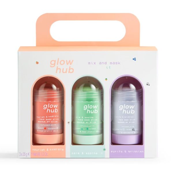 Glow Hub mix & mask it skin care set