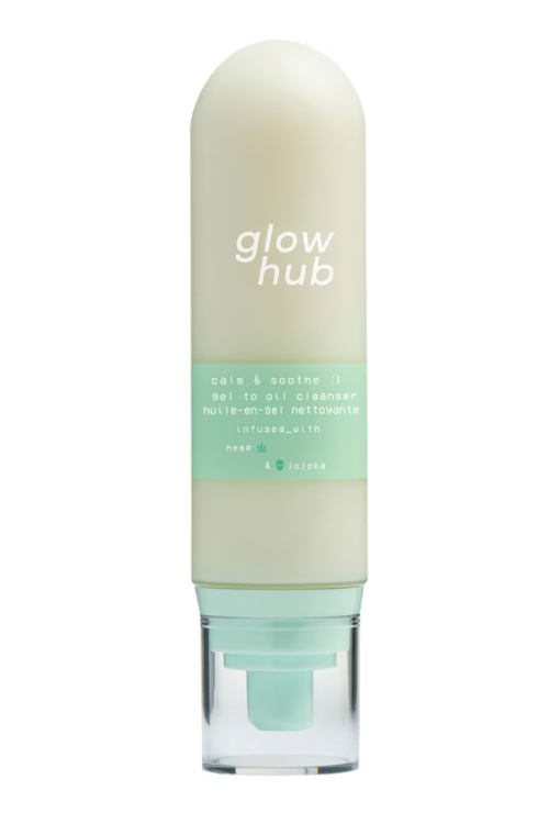 Glow Hub calm & soothe gel to oil cleanser 120ml