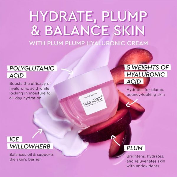 Glow Recipe Plum Plump Hyaluronic Moisturizer Refillable Pod 50ml - Image 4