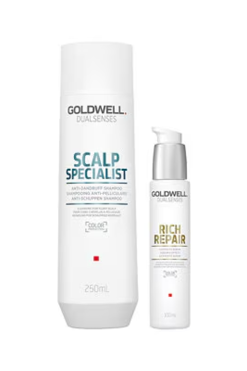 Goldwell Anti-Dandruff Shampoo & Rich Repair Serum Duo