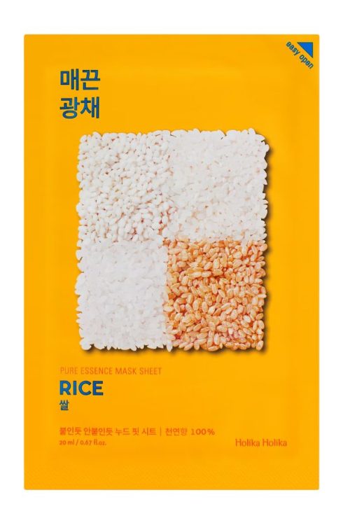 Holika Holika Pure Essence Sheet Mask Rice x 3