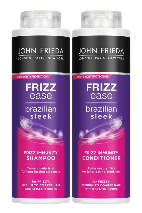 John Frieda Frizz Ease Brazilian Sleek Frizz Immunity Shampoo & Conditioner Duo