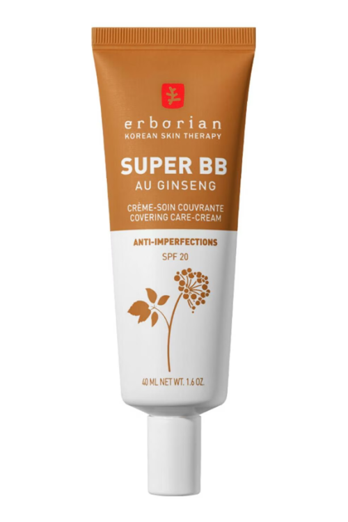 ERBORIAN SUPER BB WITH GINSENG CLAIR – High covering Anti-imperfections care BB FAMILY SUPER BB CARAMEL 40ML