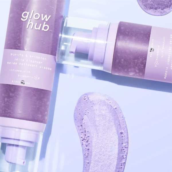 Glow Hub purify & brighten jelly cleanser 120ml - Image 4