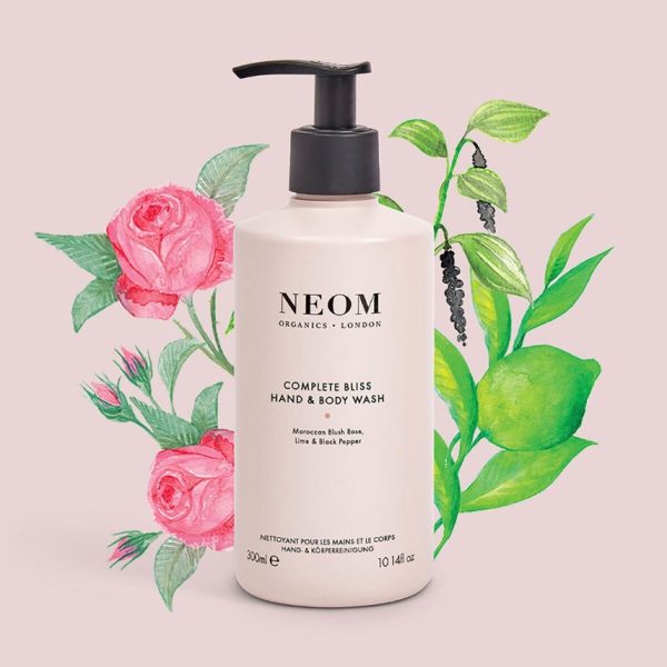 NEOM Complete Bliss Hand & Body Wash 300ml - Image 4