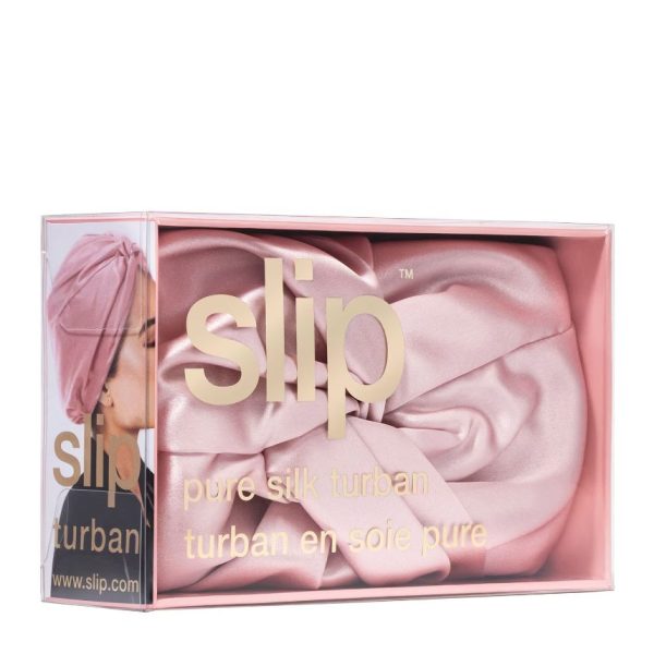 Slip® Pure Silk Turban Pink - Image 3