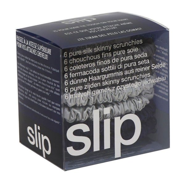 Slip® Pure Silk Scrunchies Skinnies Midnight - Image 2