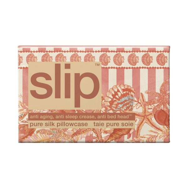 SLIP slip pure silk queen pillowcase - anti aging, anti sleep crease, anti bed head. seashell - Image 3