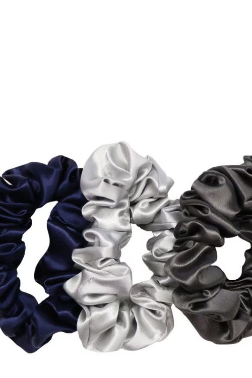 Slip® Pure Silk Scrunchies Midnight – Large