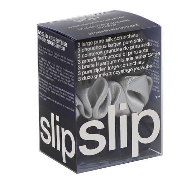 Slip® Pure Silk Scrunchies Midnight - Large - Image 2