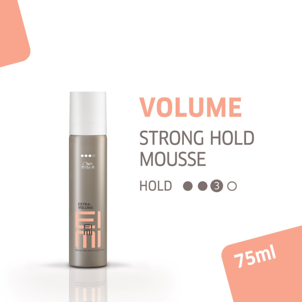 Wella Professionals EIMI Extra Volume Strong Hold Mousse 75ml - Image 2