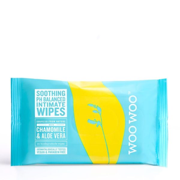 WooWoo Chamomile Intimate Wipes x 20 - Image 2