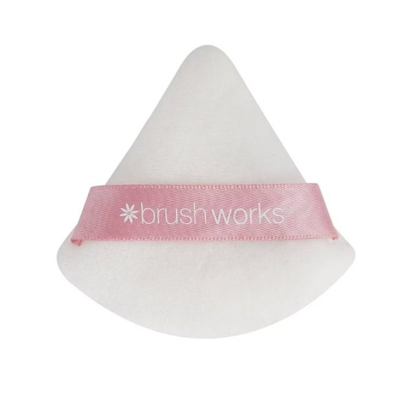 BRUSHWORKS Triangular Powder Puff - Image 3