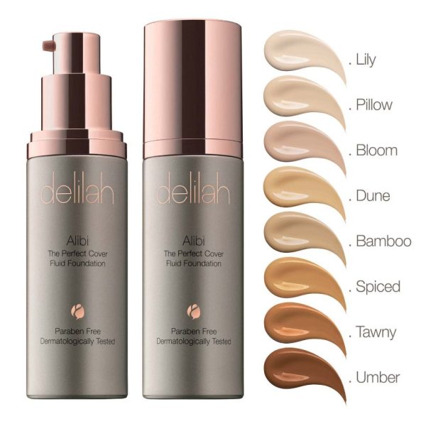 delilah Alibi The Perfect Cover Fluid Foundation 30ml - Image 3