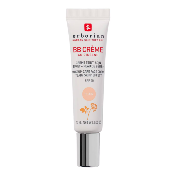 ERBORIAN Ginseng BB Crème - Makeup-Care Face Cream Baby Skin Effect 15ml