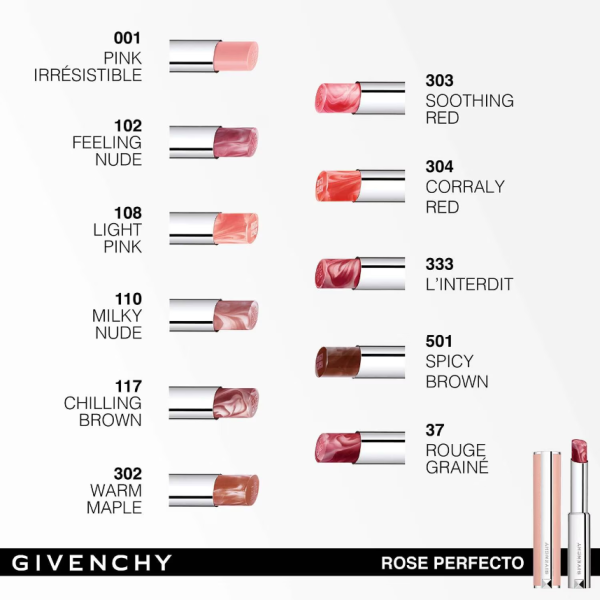 GIVENCHY Rose Perfecto Lip Balm 2.8g - Image 3