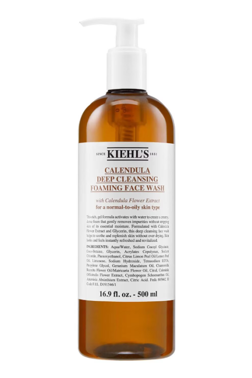 Kiehl’s Calendula Deep Cleansing Foaming Face Wash 500ml