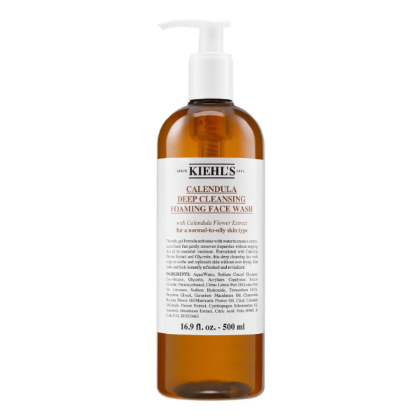 Kiehl's Calendula Deep Cleansing Foaming Face Wash 500ml